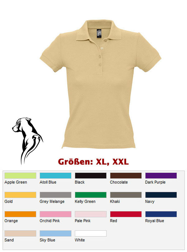 Damen Poloshirt Classic Ridgeback Logo 2   XL,XXL